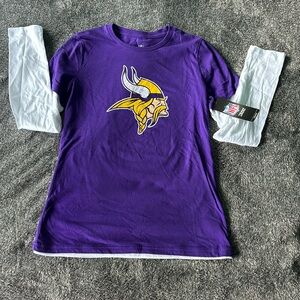 Minnesota Vikings youth, long sleeve shirt, size XL boys